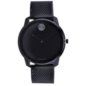 Movado Men's BOLD Black Dial Watch - 3601338
